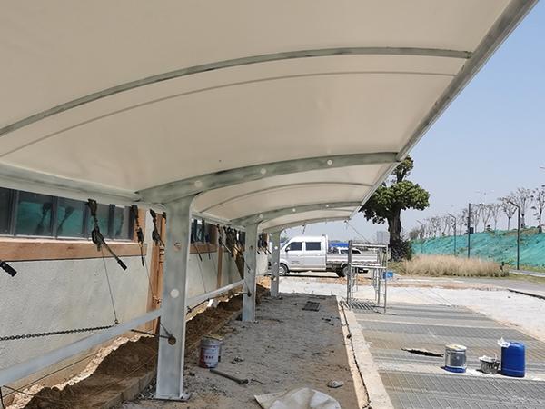 膜结构车棚